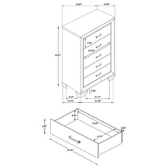 Kauffman - Transitional Storage Bed Bedroom Set