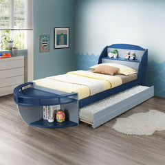 Neptune II - Twin Bed - Gray & Navy