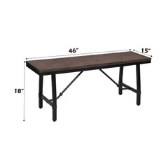 Mariatu - Bench - Oak & Black
