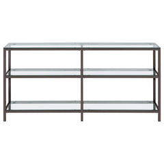 Kate - 2-Shelf Console Bookcases - Black Nickel