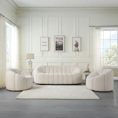 Osmash - Sofa - White Teddy Sherpa