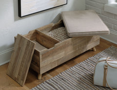 Gerdanet - Beige - Storage Bench