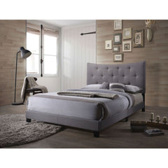 Venacha - Queen Bed - Gray Fabric