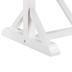 Hollyn - Dining Table With Engineered Stone Top - Engineered Stone & White