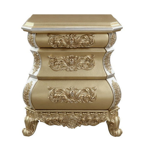 Seville - Nightstand - Gold Finish