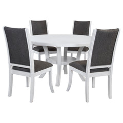 Judd - Round Wood Dining Table Set