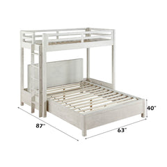 Celerina - Queen Bed - Weathered White Finish