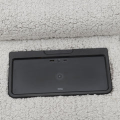 Tarrance - Modular Console With Wireless Charging & USB - Gray