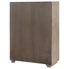 Kenora - 5-Drawer Bedroom Chest - Barley Brown