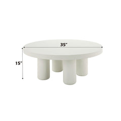 Sanat - Coffee Table - White Finish