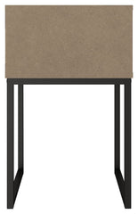 Neilsville - Black / Gray - One Drawer Night Stand