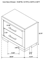 Jessica - Bedroom Set With LED