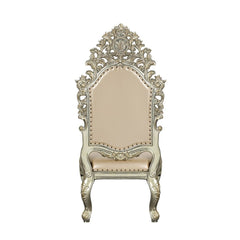 Sorina - Side Chair (Set of 2) - Synthetic Leather & Antique Gold