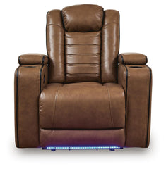 Gruaro - Power Recliner With Adjustable Headrest - Amber