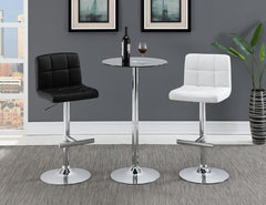 Lenny - Upholstered Adjustable Bar Stool (Set of 2)