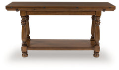 Sturlayne - Brown - Flip Top Sofa Table