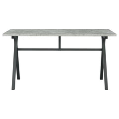 Tatum - Engineered Wood Top Writing Desk - Cement