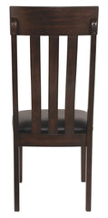 Haddigan - Dark Brown - Dining Uph Side Chair (Set of 2)