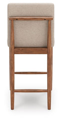 Isanti - Upholstered Barstool (Set of 2) - Light Brown