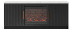 Cadmori - TV Stand With Fireplace Option
