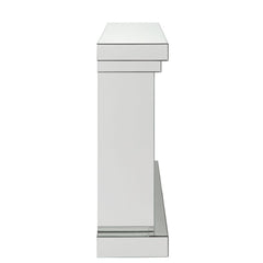 Nysa - 42" Fireplace - Mirrored & Faux Crystals