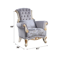 Galelvith - Chair - Gray Fabric