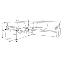 Collins - Modular Power Reclining Sectional Sofa