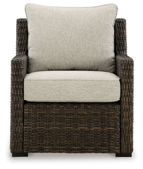 Brook Ranch - Brown - Lounge Chair With Cushion