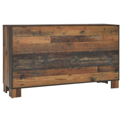 Sidney - 6-Drawer Dresser - Rustic Pine