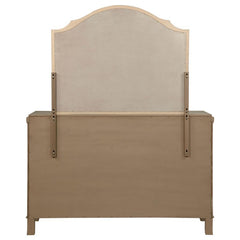 Trenton - 6-Drawer Bedroom Dresser With Mirror - Washed Mango