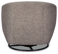 Upshur - Taupe - Swivel Glider Accent Chair