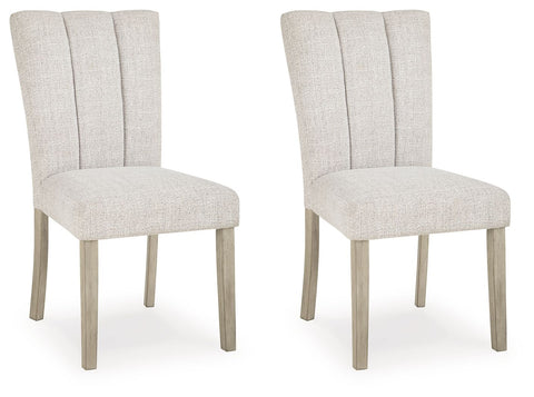 Larawyn - Dining Upholstered Side Chair (Set of 2) - Bisque