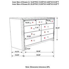 Serenity - 9-Drawer Dresser