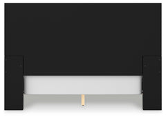 Londer - Black - Queen Panel Bed
