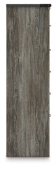 Frandern - Five Drawer Chest - Gray