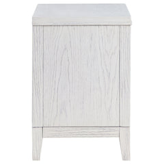 Marielle - 2 Drawer Nightstand Bedside Table - Distressed White