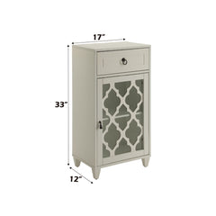 Ceara - Accent Table - White - 33"