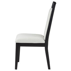 Brookmead - Wood Dining Side Chair (Set of 2) - Ivory And Black