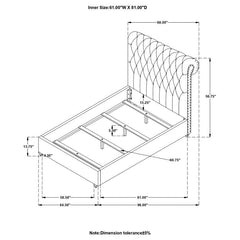 Devon - Upholstered Panel Bed