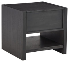 Foyland - Black - Square End Table