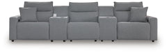 Modmax II - Reclining Sectional - Salt And Pepper