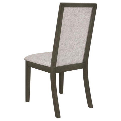 Kelly - Upholstered Dining Side Chair (Set of 2) - Dark Gray