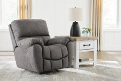 Bakerstein - Power Rocker Recliner With Adjustable Headrest - Galaxy