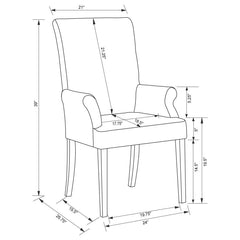 Herran - Upholstered Arm Chair - Beige