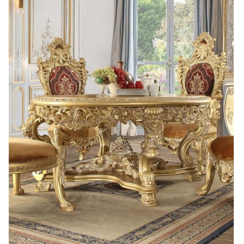 Bernadette - Dining Table - Gold Finish - 32"