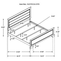 Kauffman - Transitional Panel Bed Bedroom Set