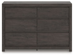 Fraluna - Charcoal - Six Drawer Dresser