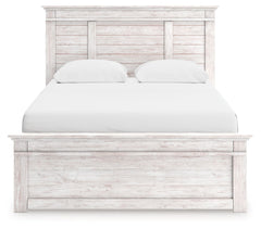 Makidern - Panel Storage Bed With Under Bed Storage Unit