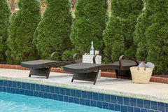 Kantana - Chaise Lounge (Set of 2) - Brown