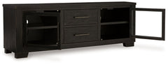 Galliden - Extra Large TV Stand - Black